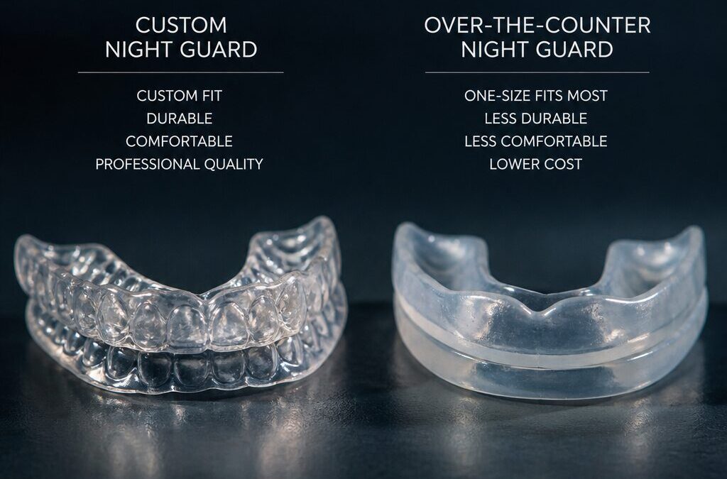 Night Guards for Teeth Grinding: Custom vs. Over-the-Counter